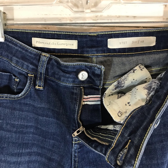 Anthropologie Pilcro Stet Side-Slit Ankle Jeans 28 - Picture 7 of 8